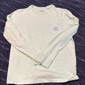 Vineyard Vines Light Green Long Sleeve Shirt boys L
